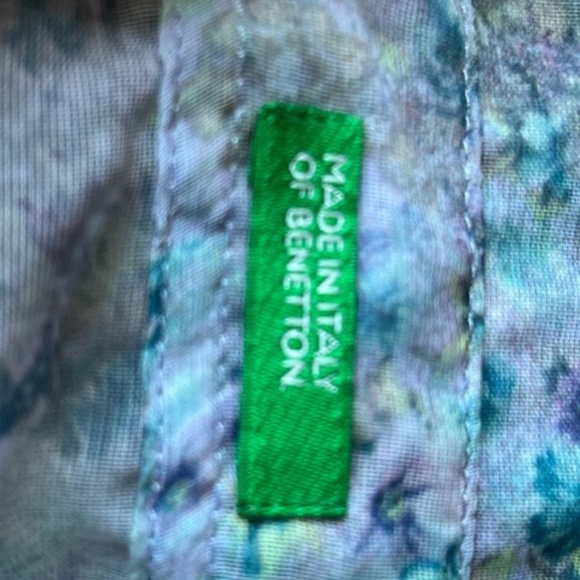 United Colors of Benetton NEW Floral print blouse Size XS - Picture 6 of 8
